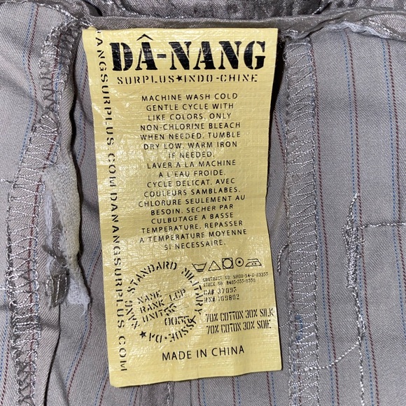 New Gray Da-Nang Pinstripe Capris XS - Picture 7 of 11